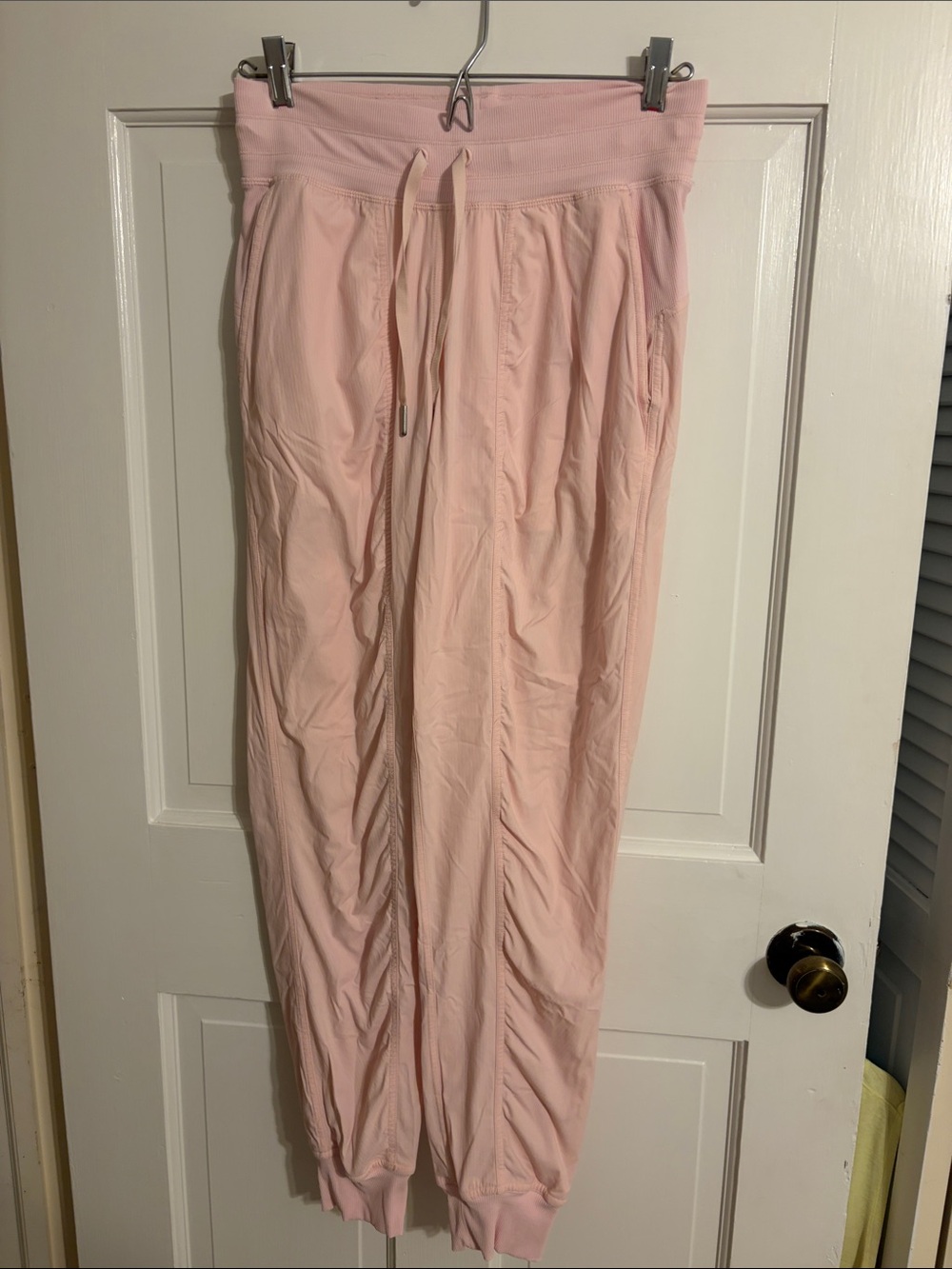 lululemon athletica Light Pink Drawstring Jogger Pants